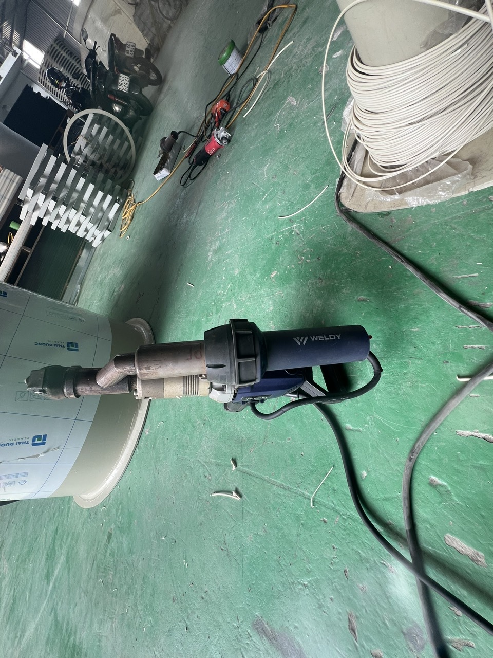 THI CÔNG HÀN NHỰA BỒN BỂ CHUYÊN NGHIỆP – WELDY BOOSTER EX2