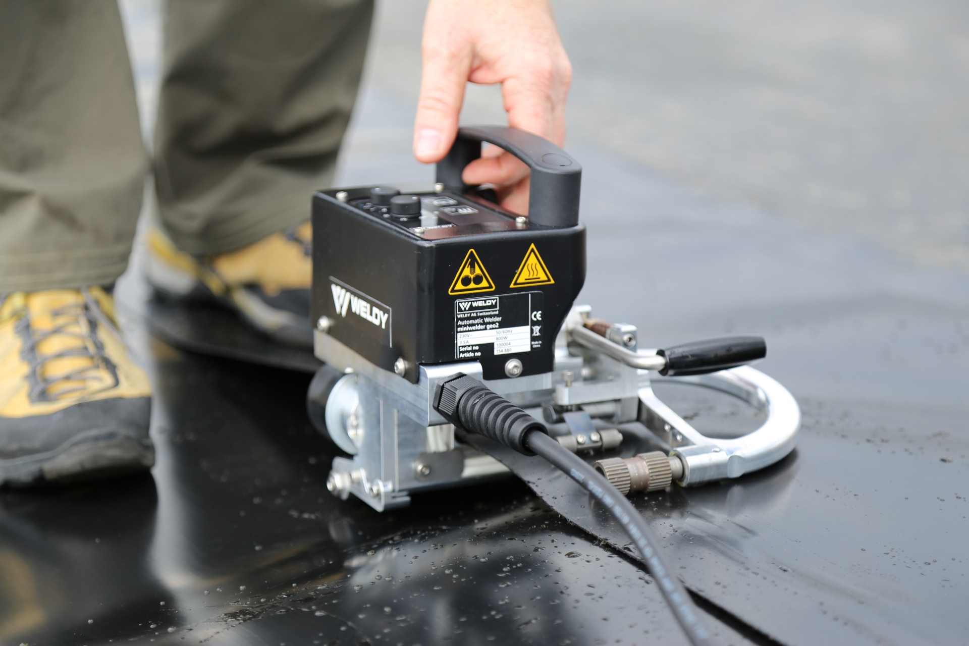 Máy hàn màng HDPE Weldy Miniwelder  Geo2