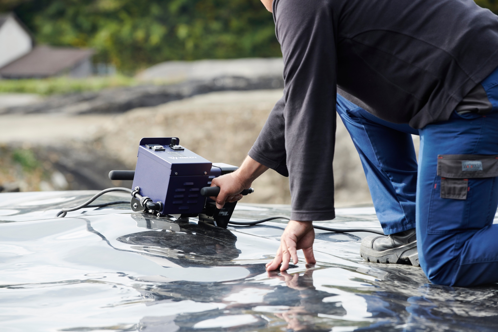 Máy hàn màng HDPE Weldy WGW300