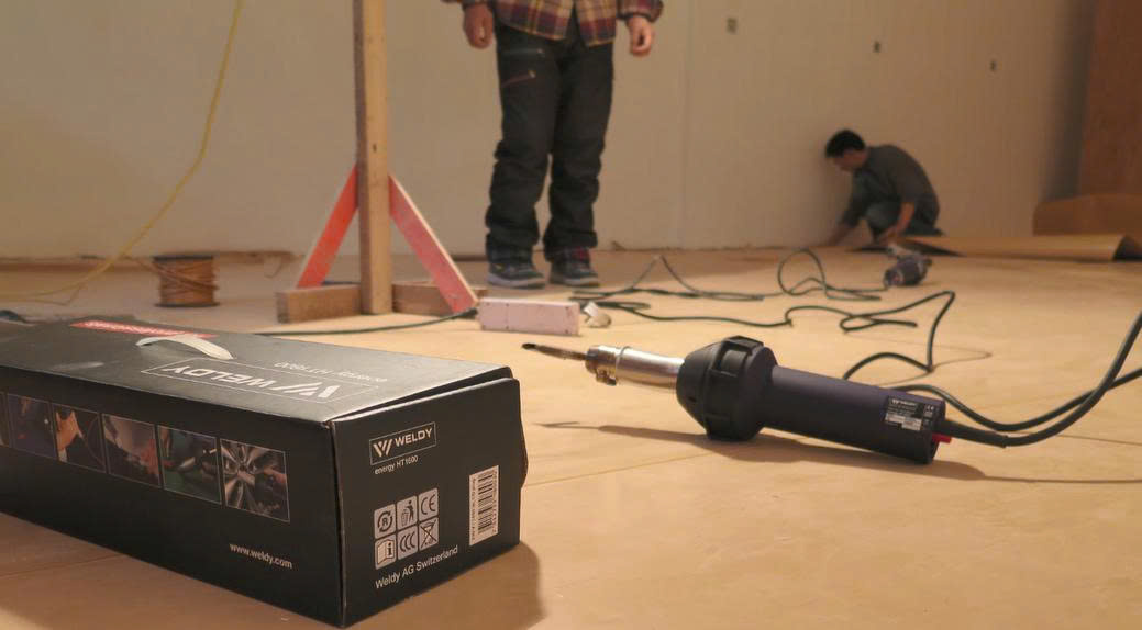 Máy hàn cầm tay Weldy - Giải pháp hàn sàn Vinyl chuyên nghiệp, bền đẹp